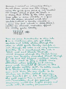 Emerald of Chivor handwritten review 3